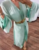 Vert d'eau organza