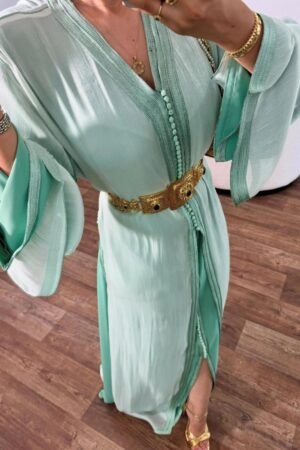 Vert d'eau organza